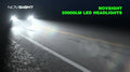 H4 9003 LED Headlight Bulbs Conversion Kit for Hi/Lo Beam (6500K)