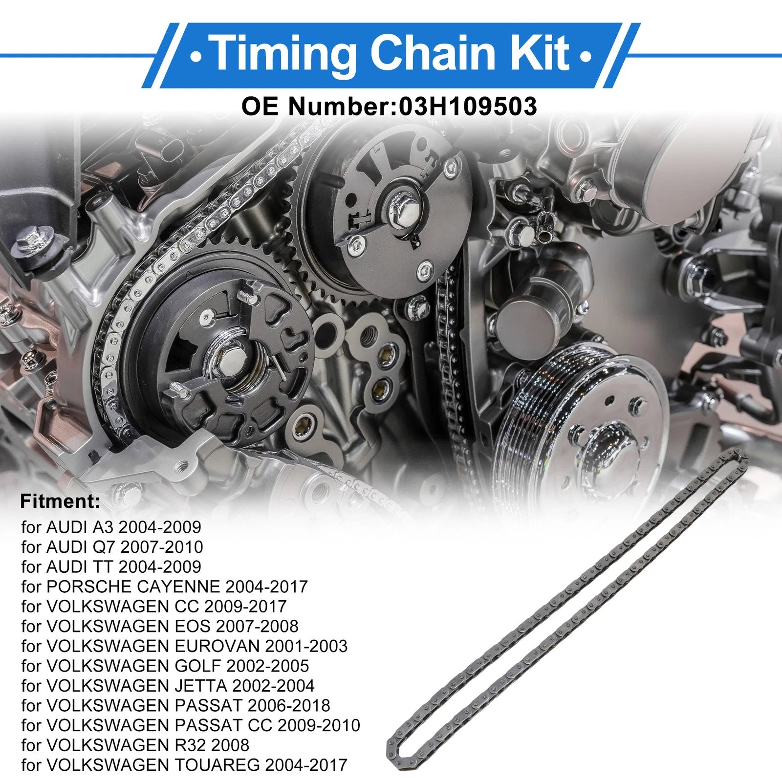 Timing Chain Kit for Audi A3 (2004–2009) No. 03H109503
