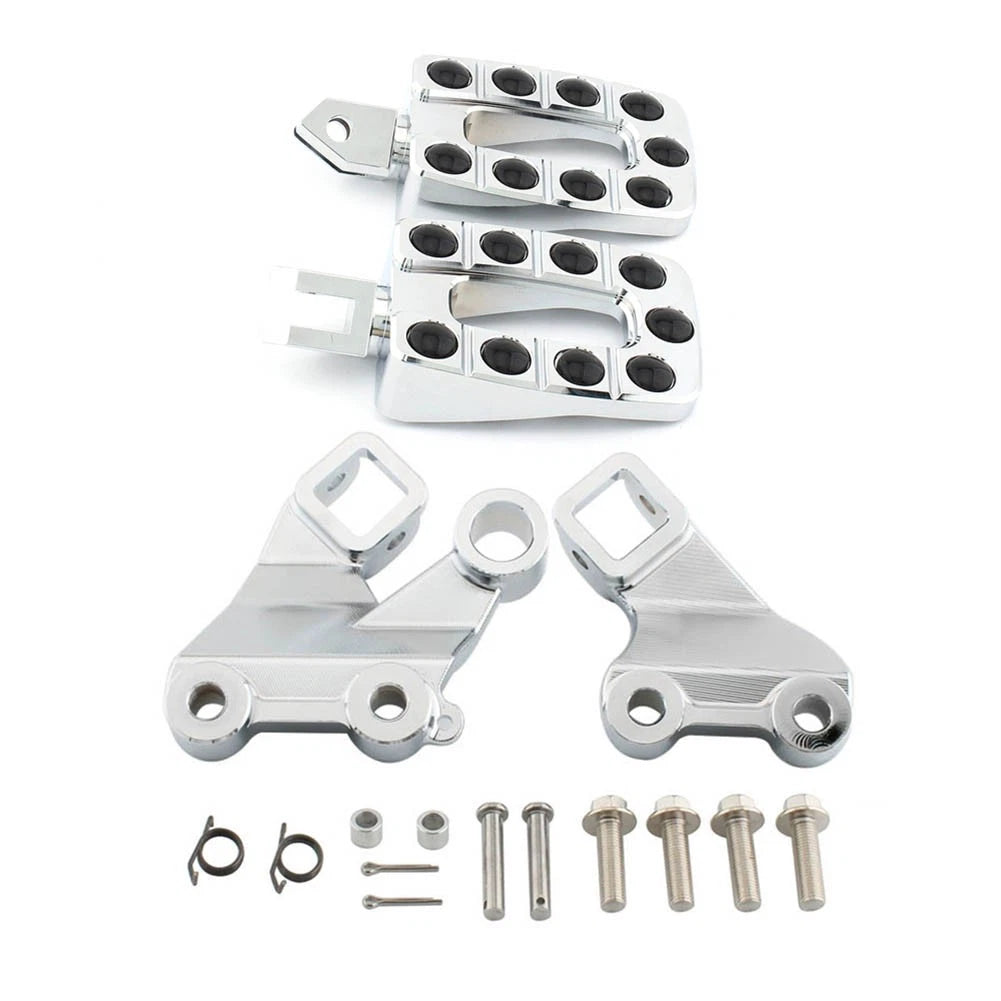 Chrome Footrest Foot Pegs for Yamaha Vmax 1200 (1985–2007) VMX1200