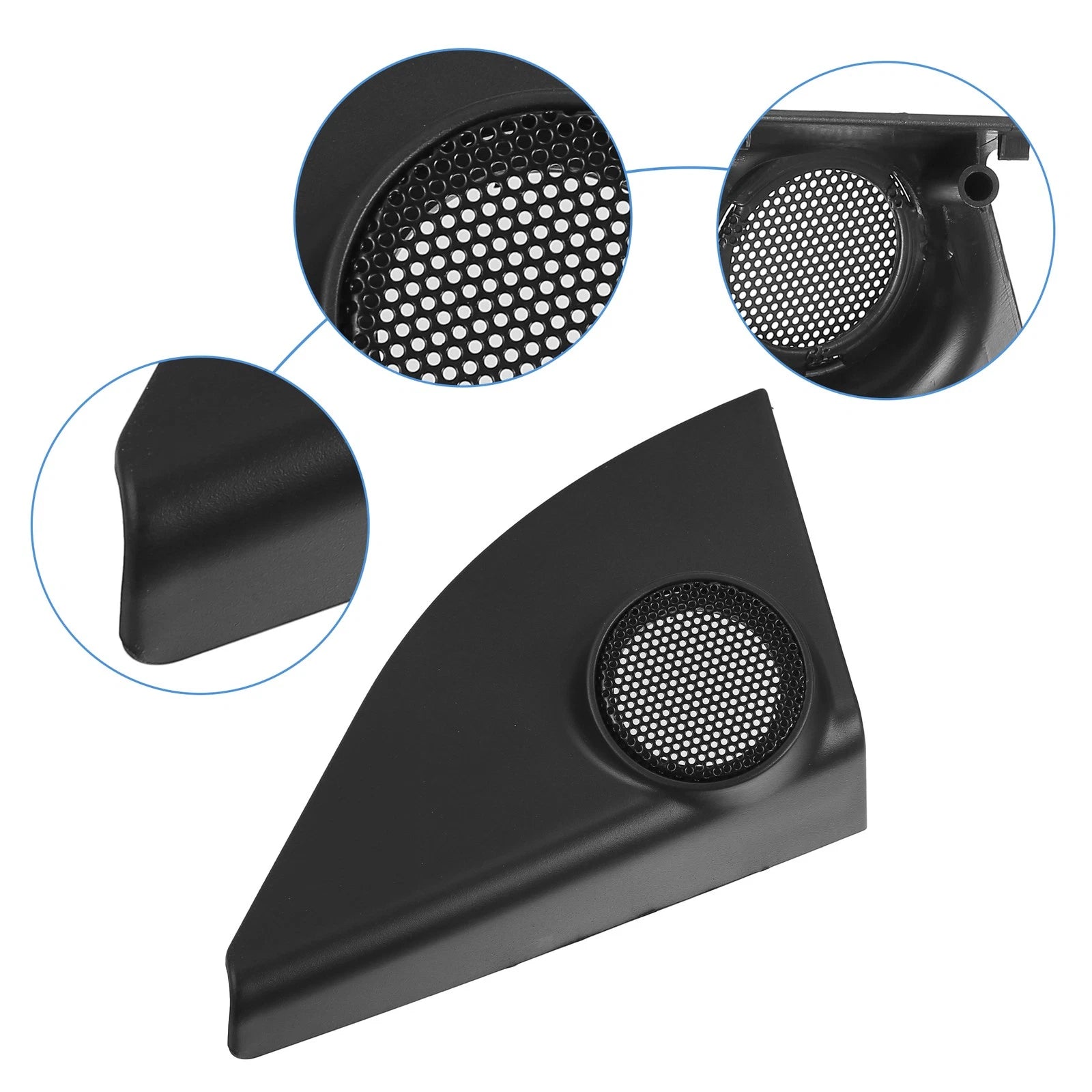 Door Tweeter Speaker Panel Cover Trim Pair for Toyota RAV4 (2013–2018)
