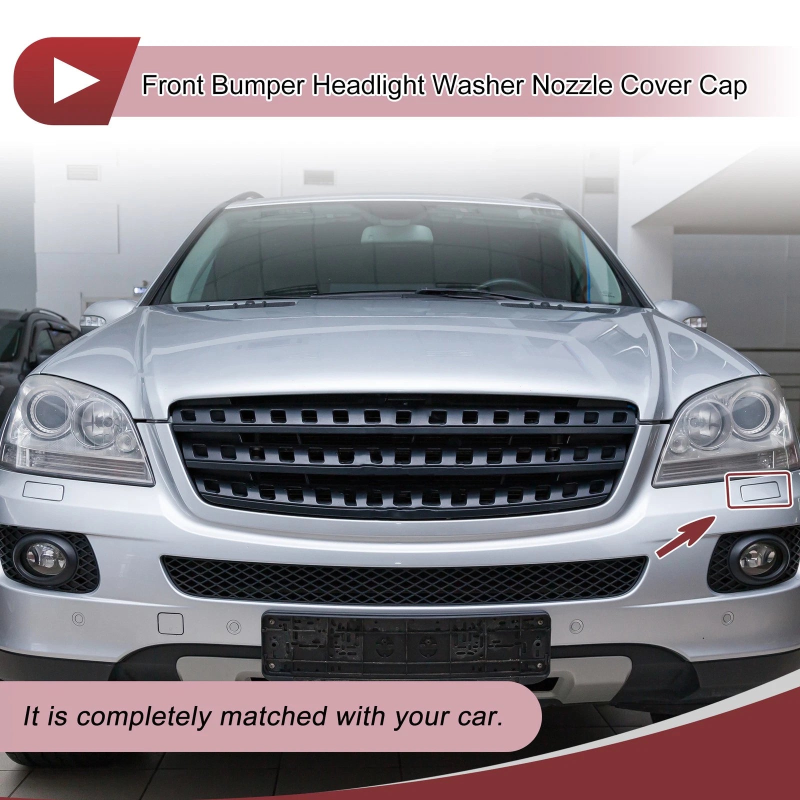 Windshield Washer Nozzle Cover Front Left for Mercedes-Benz ML350 (2003-2011)