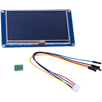 4.3" TFT Resistive Touch Display 480x272 Resolution with UART Interface