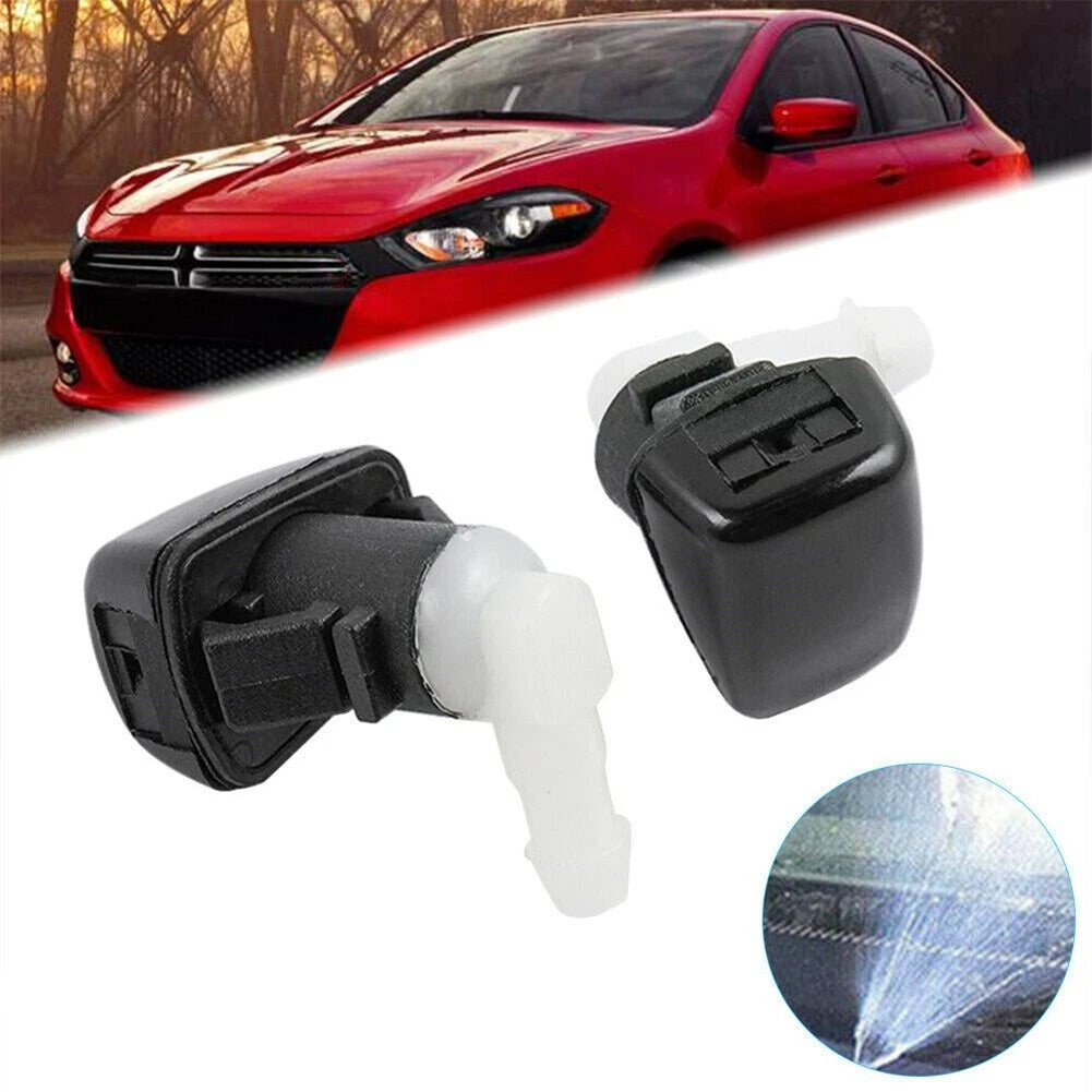 2X Windscreen Washer Nozzles for Dodge (68081-370AB)