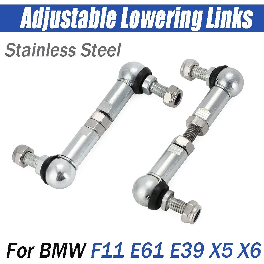 Pair Adjustable Lowering Links for BMW F11 E61 X5 (2011–2017)