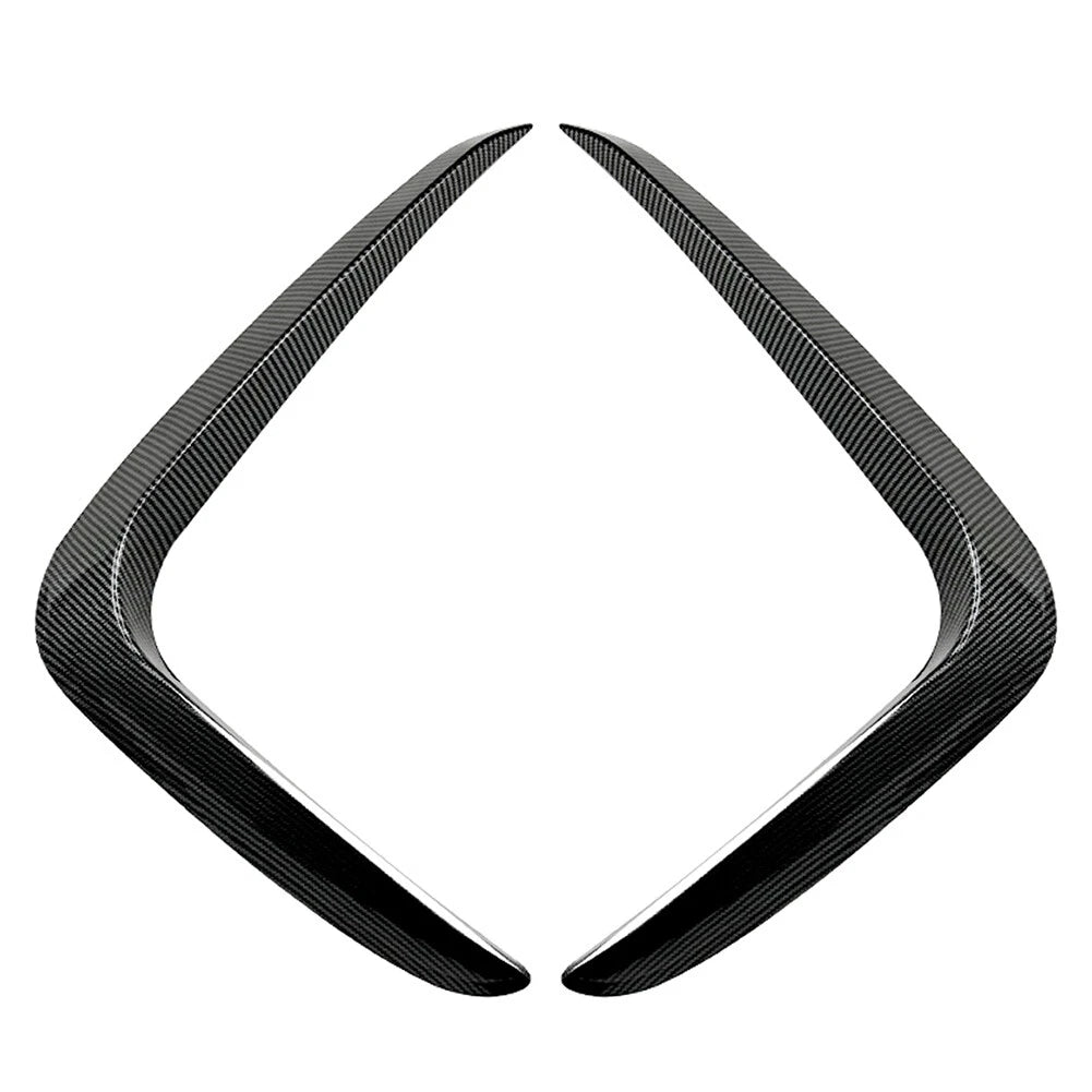 Front Fog Lamp Frame Trim Pair for BMW X3 G01 (2018–2021) Carbon Fiber