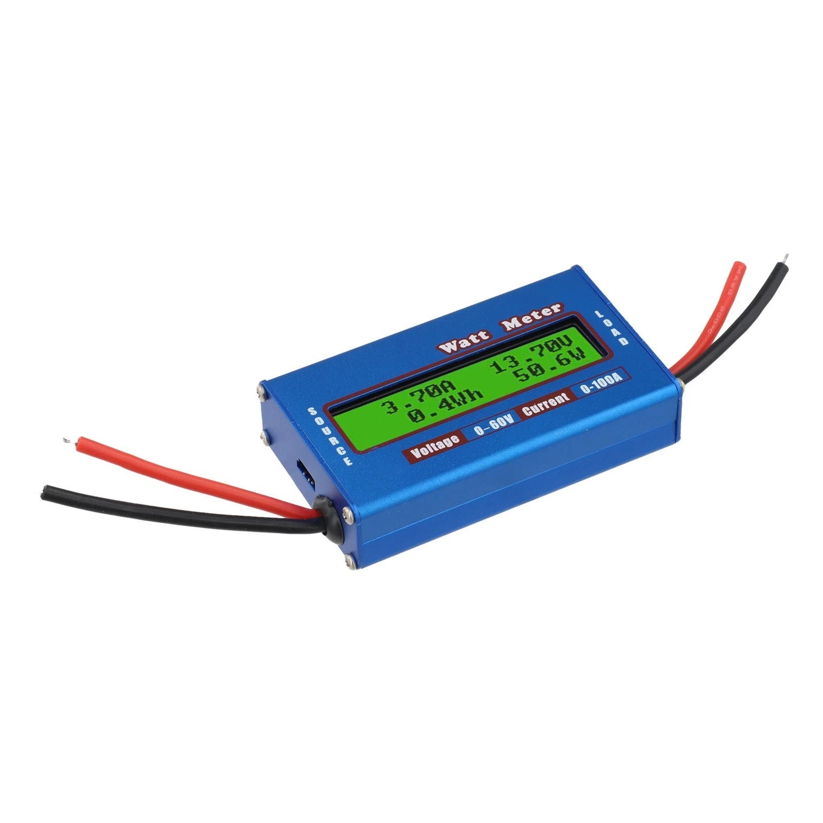 12V 24V Solar Wind Analyzer with Dual Line LCD Display for Power Testing