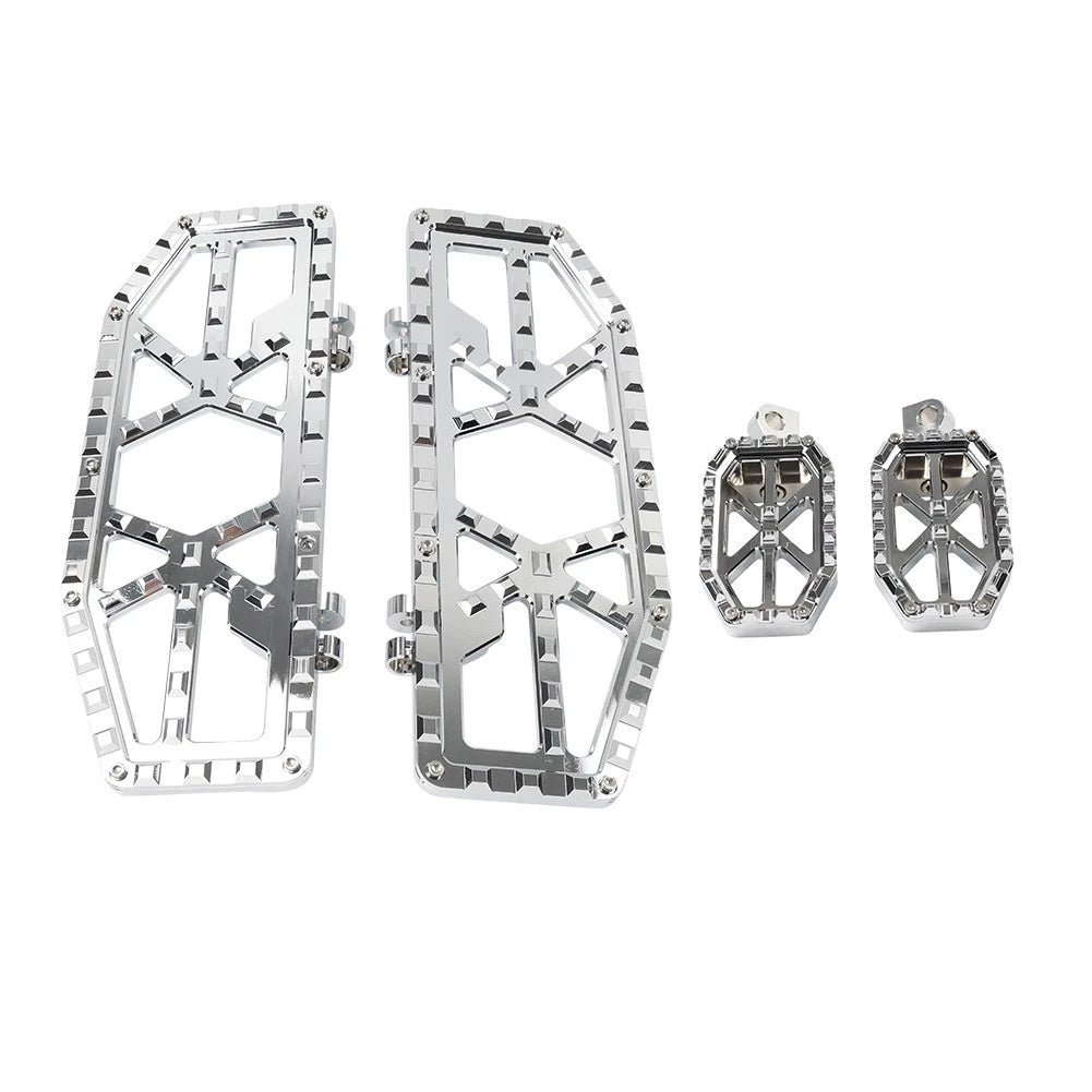 Driver Passenger Floorboard Foot Peg Pedals for Harley Electra Road