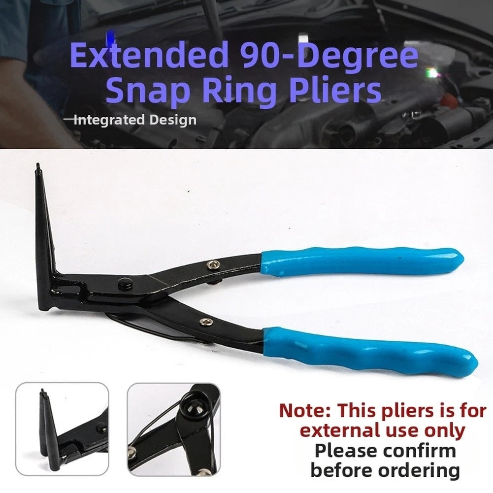 90 Degree External Circlip Pliers for Deep Hole Snap Ring Removal