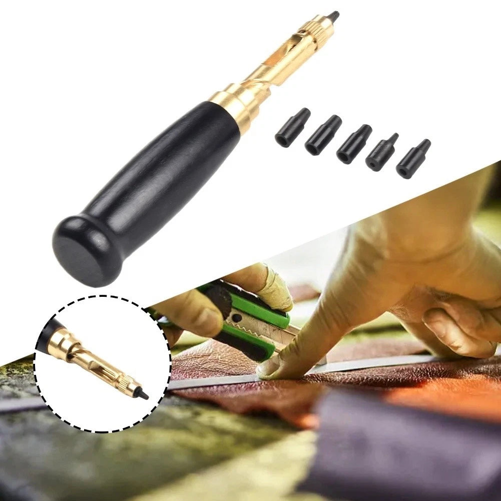 Set of 7 Leather Crafting Tools for Automatic Projects