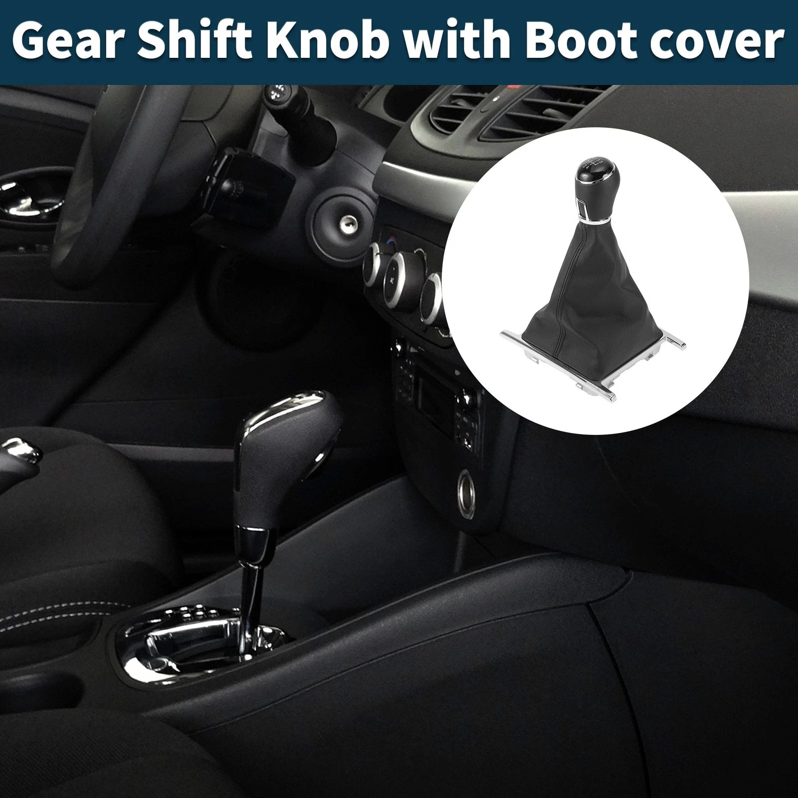 5 Speed Gear Shift Knob with Cover for Volkswagen Amarok (2010–2016)