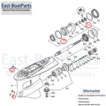 Propeller Shaft Seal Kit for Yamaha FL300 LF300 FL300A LF300A F300 F300A