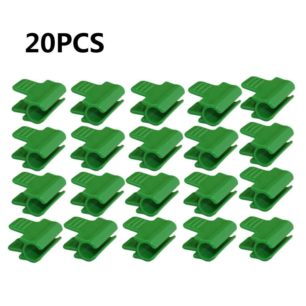 20 Pipe Clamps for Greenhouses and Cold Frames (11mm Diameter)