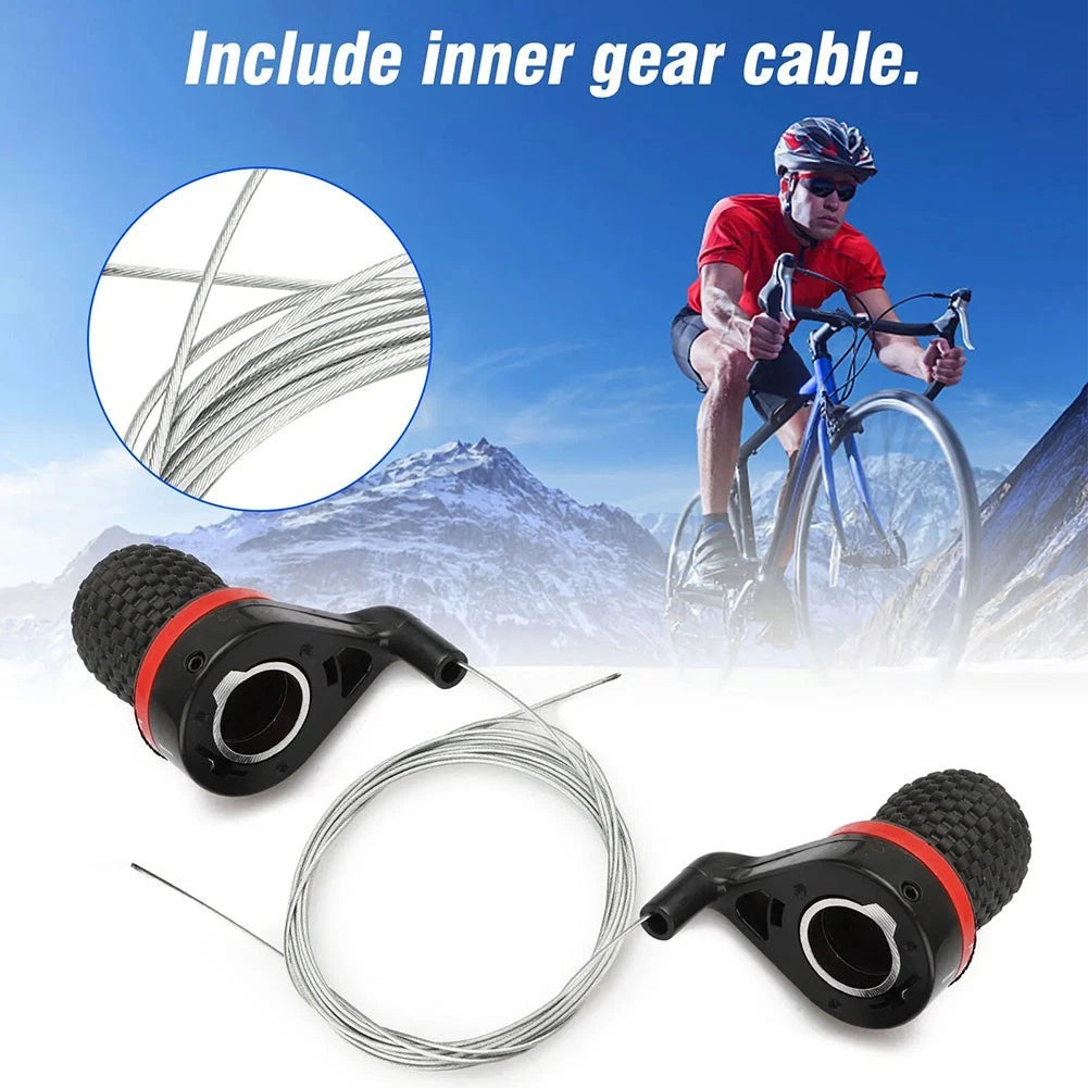 Soft Grip Handle with Gear Shifter Set for Mountain Bikes