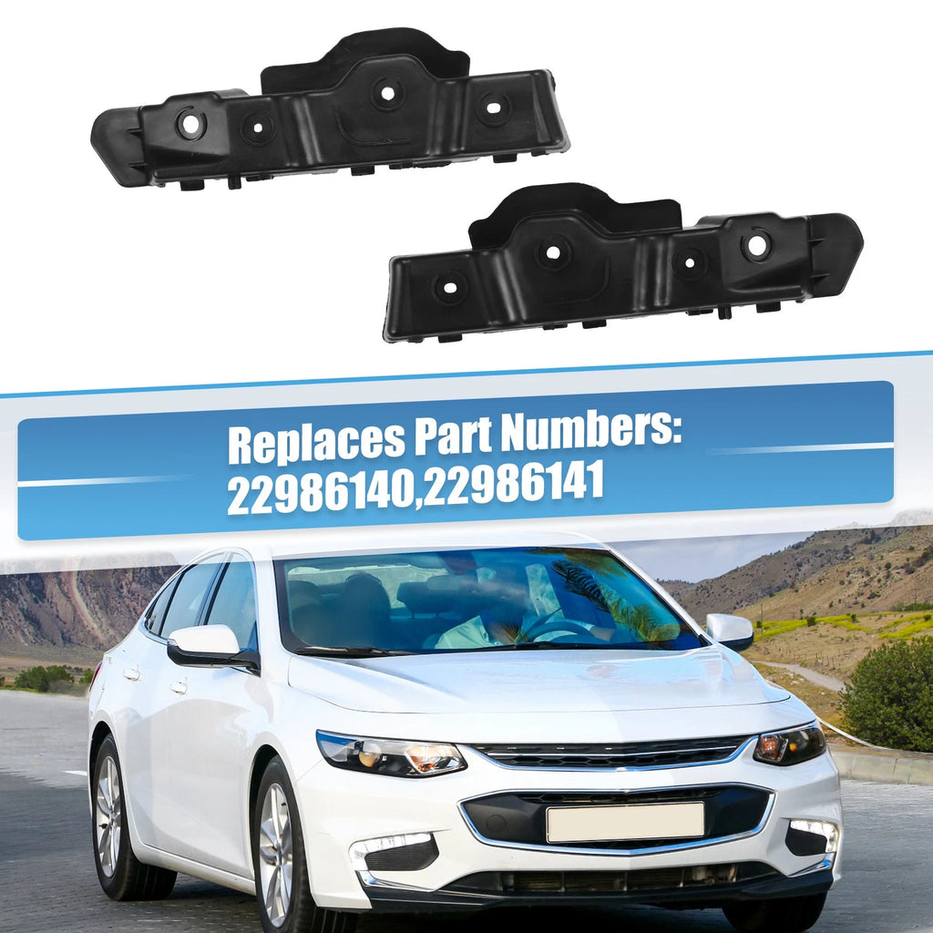 Front Bumper Mounting Support Bracket Pair for Chevrolet Malibu (2008–2016)