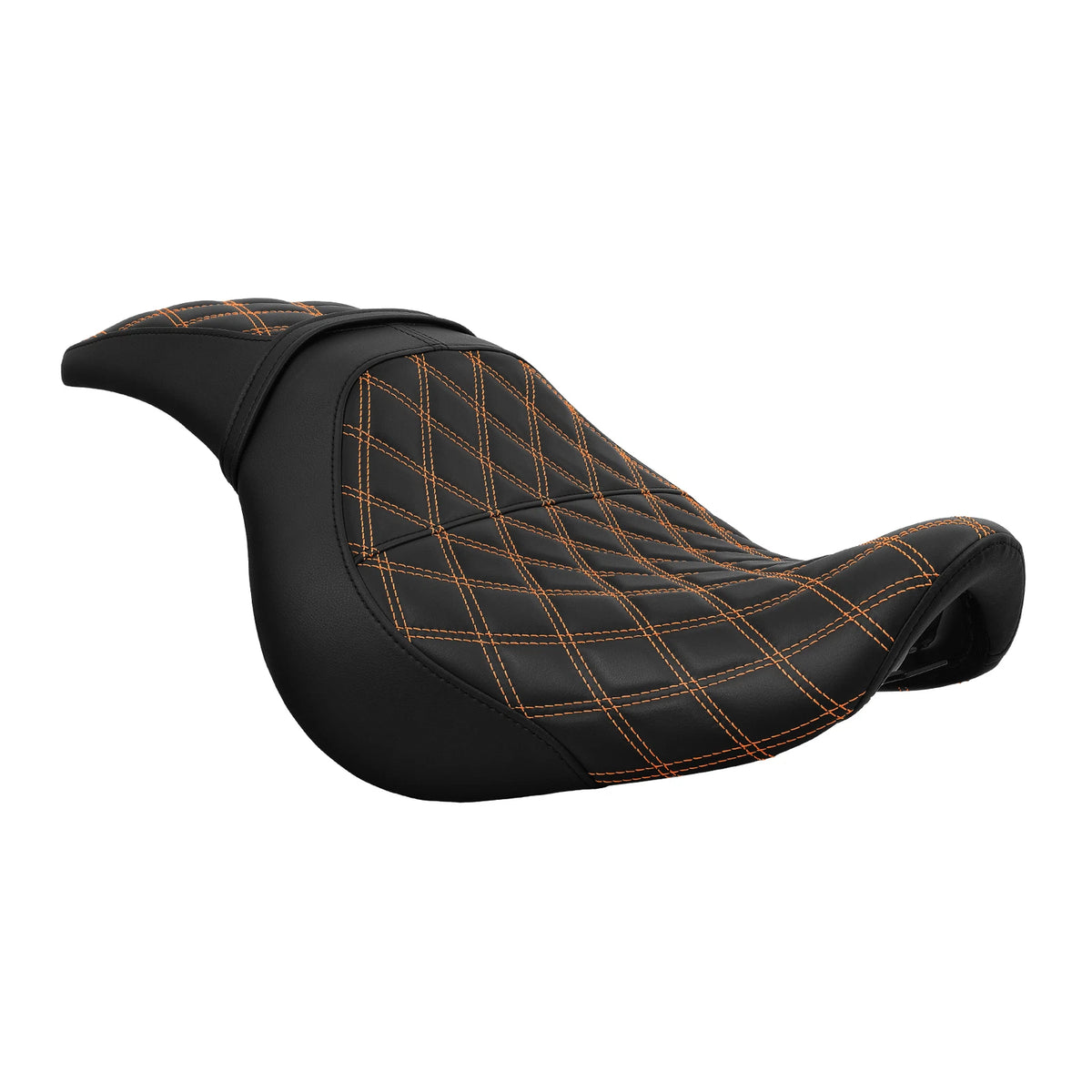 Black Driver Passenger Seat for Honda Shadow Phantom 750 (2009–2023) Spirit (2007–2015)