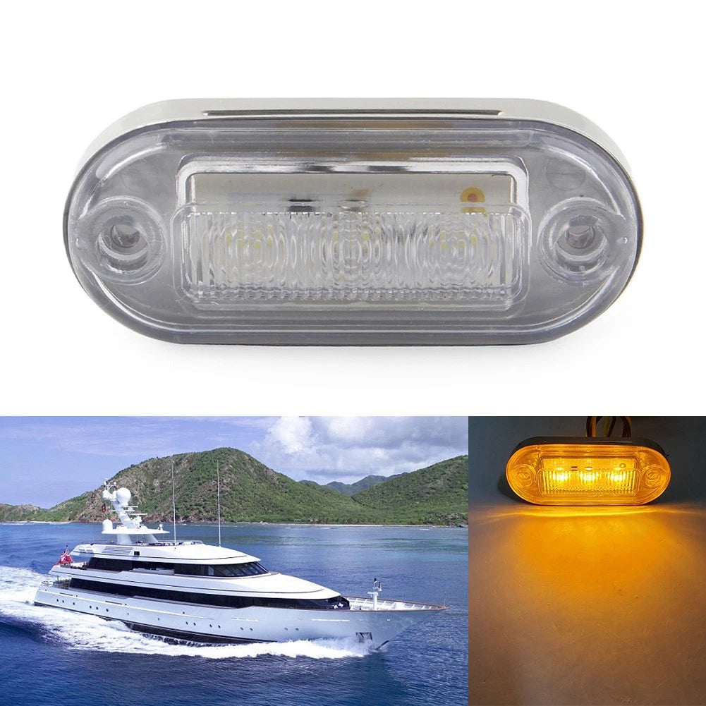 3 SMD LED Side Lamp Indicator for Trailer Truck RV Boat (12V)