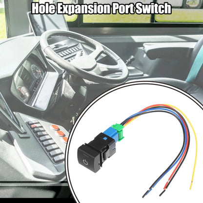 Hole Expansion Port Switch with Wire for Toyota Vehicles (2010–2020)