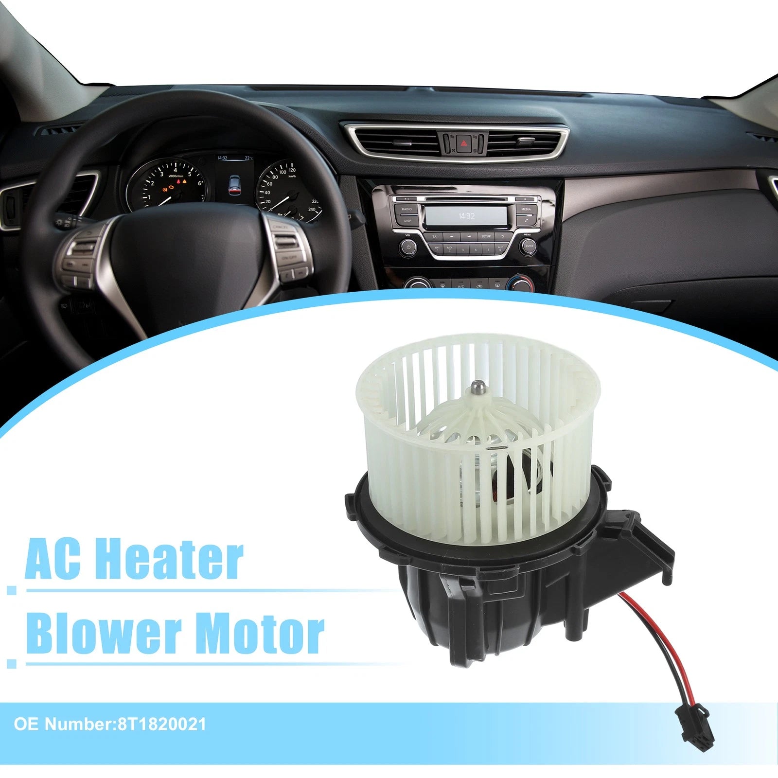 HVAC Heater Blower Motor Replacement for Audi S4 S5 (2013–2016)