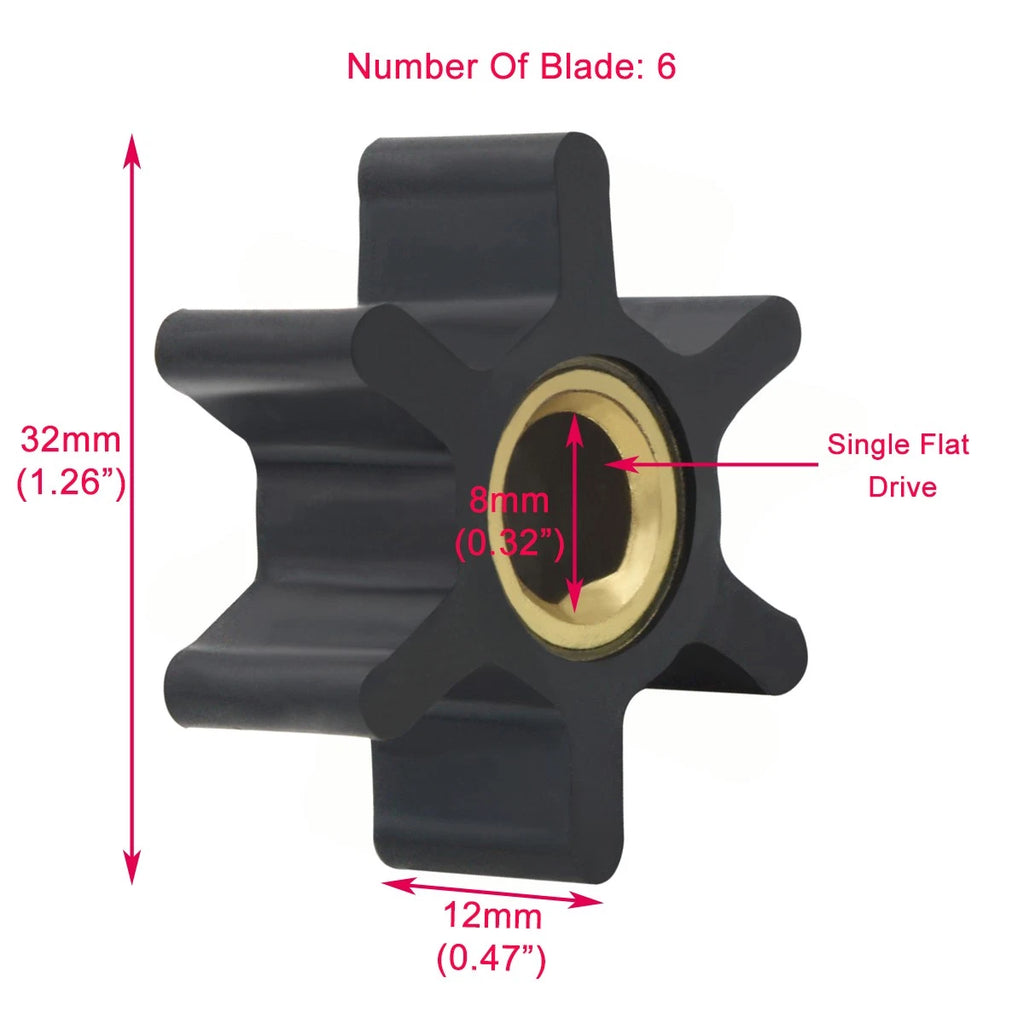 Jabsco Flexible Impeller Pump for Marine Applications (14750-0003, 1414-0001, 14792-0003, 18083-0003)