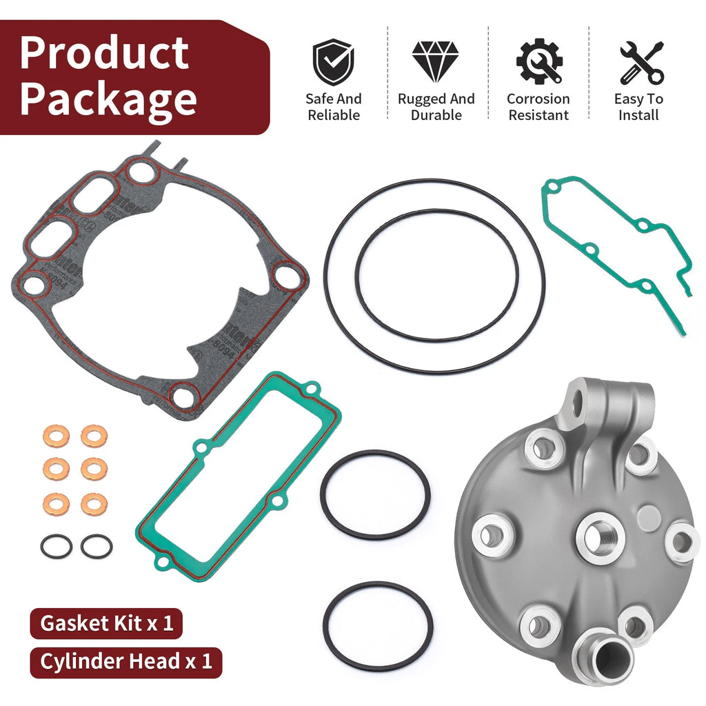 Cylinder Head & Top End Gasket Kit for Yamaha YZ250 (2001–2002, 2011–2024)