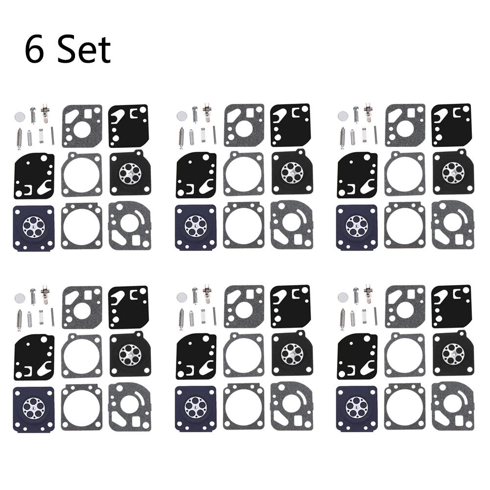 Set of 6 Carburetor Diaphragm Repair Kit for ZAMA C1U (RB-29, RB29)