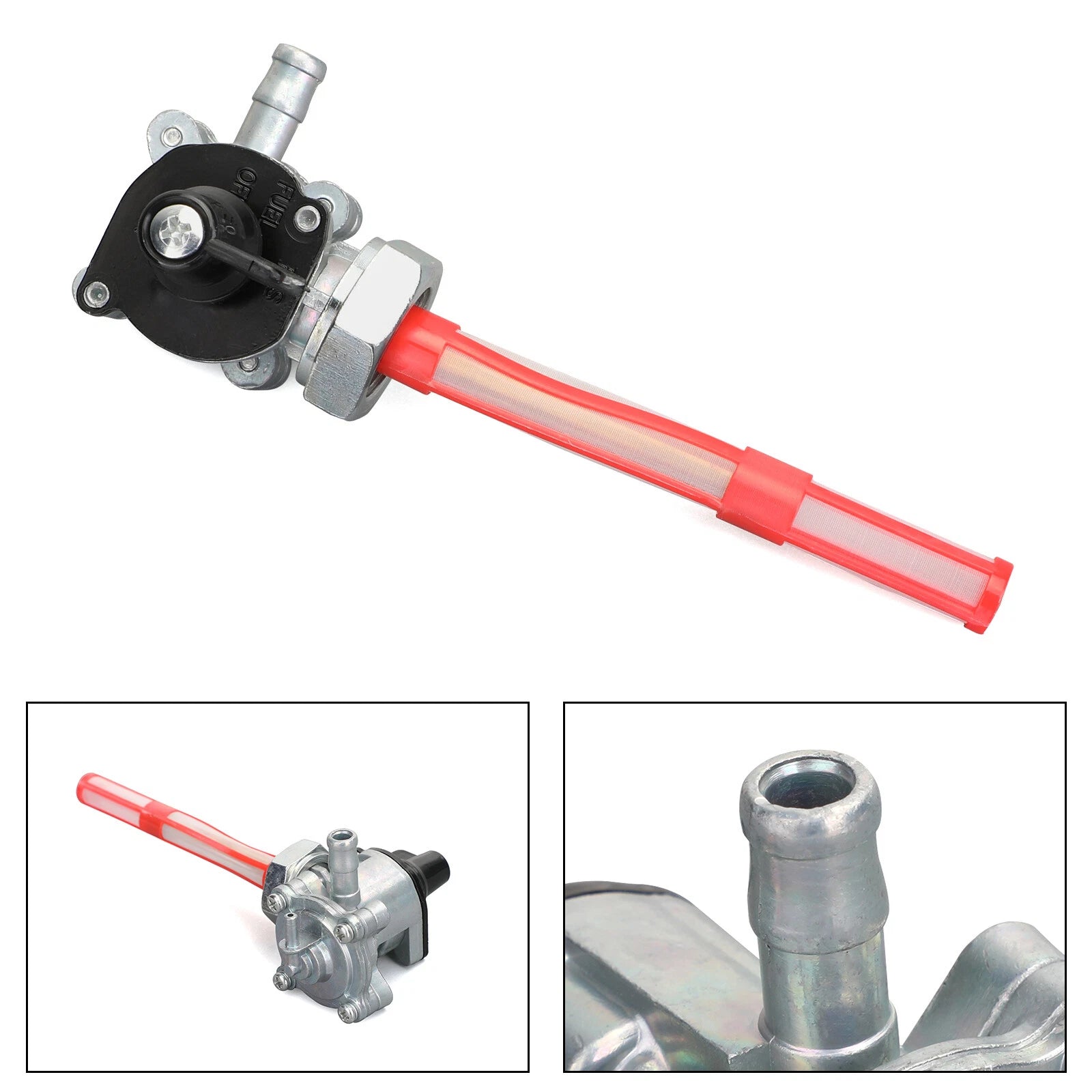 Fuel Vacuum Petcock for Honda VTX1300C VTX1300R VTX1300S VTX1300T (2003–2009) 16950-MEM-674