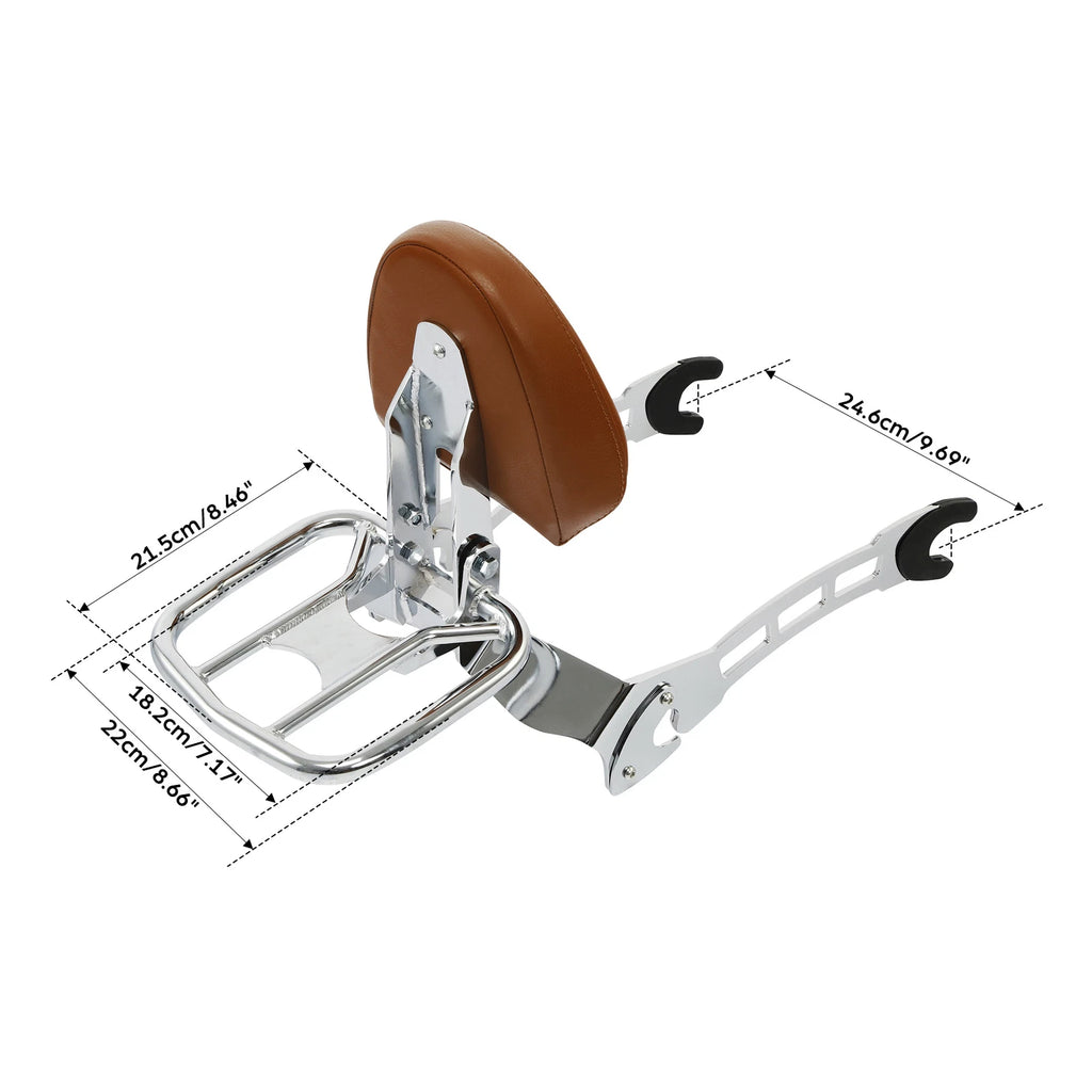 Quick Release Sissy Bar Backrest for Indian Scout (2015–2025)
