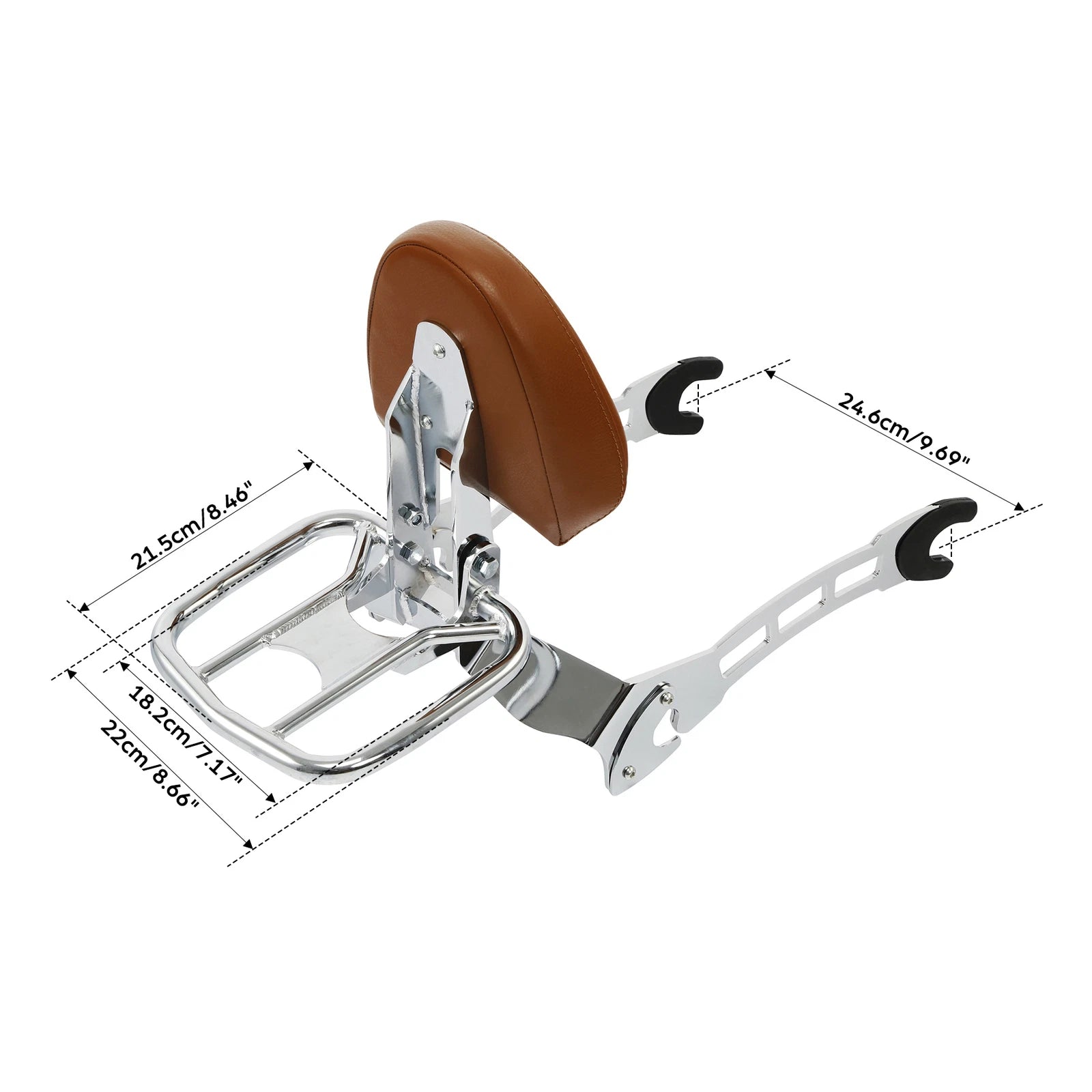 Quick Release Sissy Bar Backrest for Indian Scout (2015–2025)