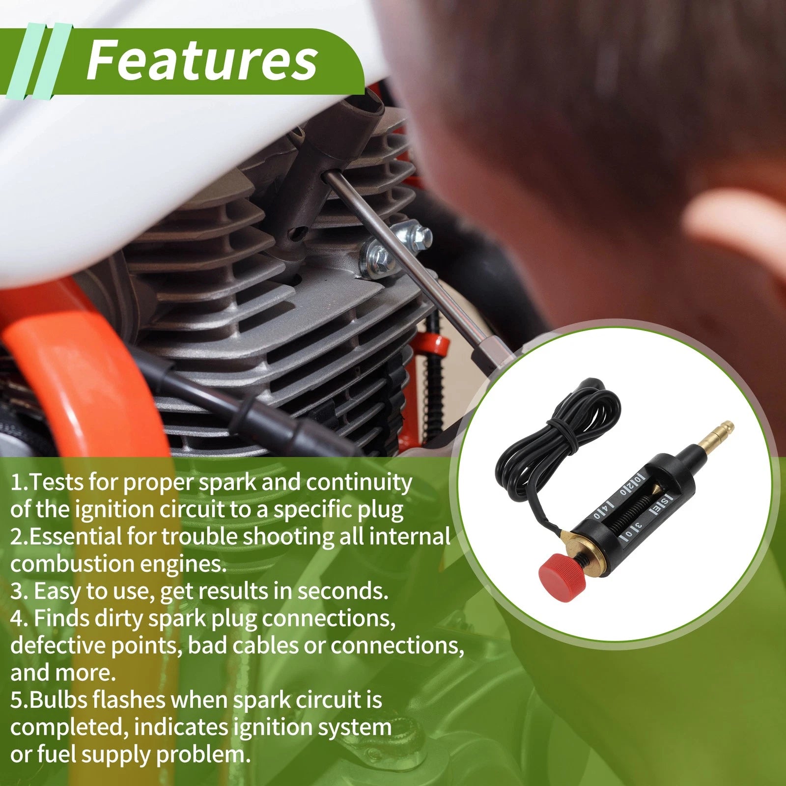 Spark Plug Tester for Universal Applications (1 Pc)