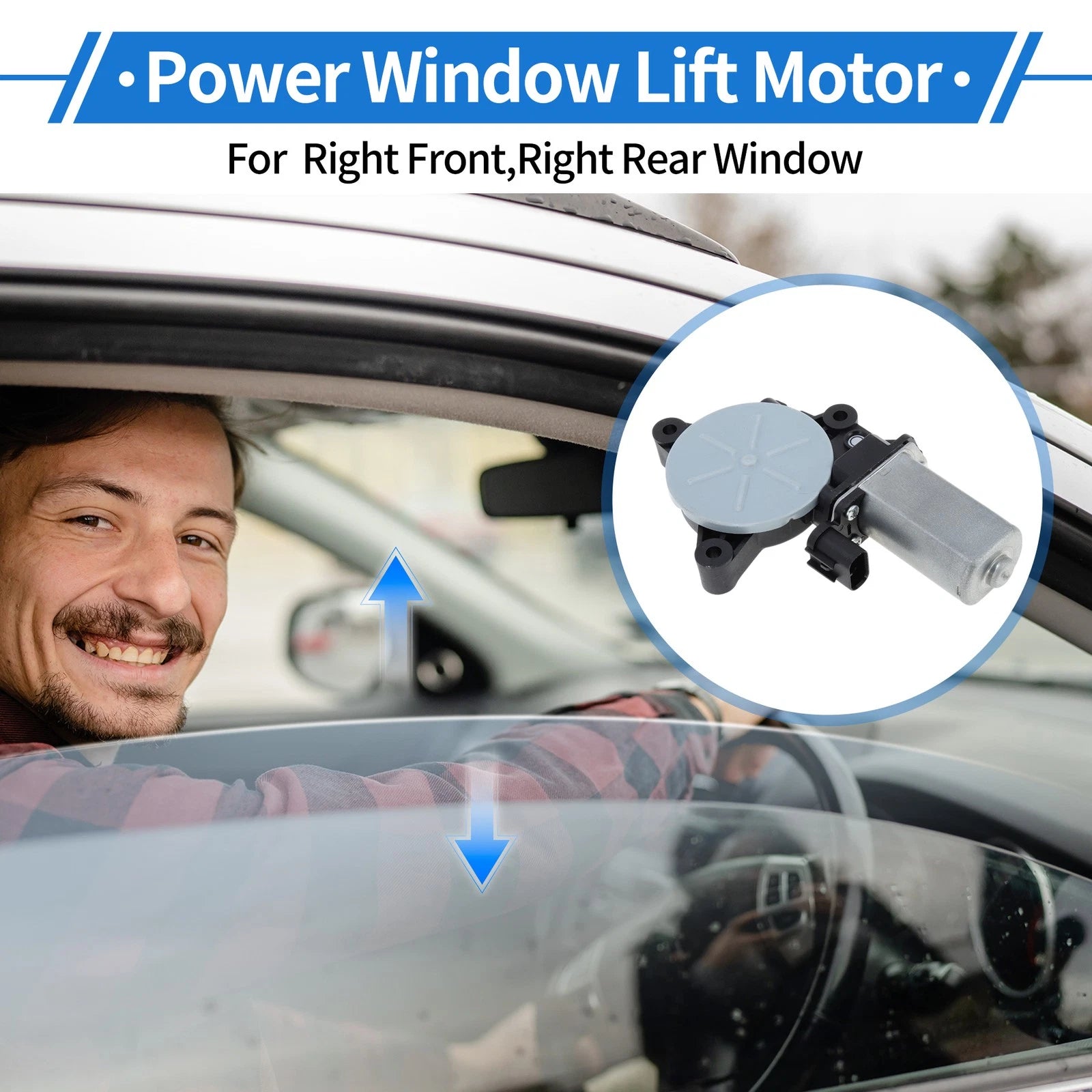 Power Window Regulator Lift Motor Replacement for Hyundai Tucson (2016–2018)