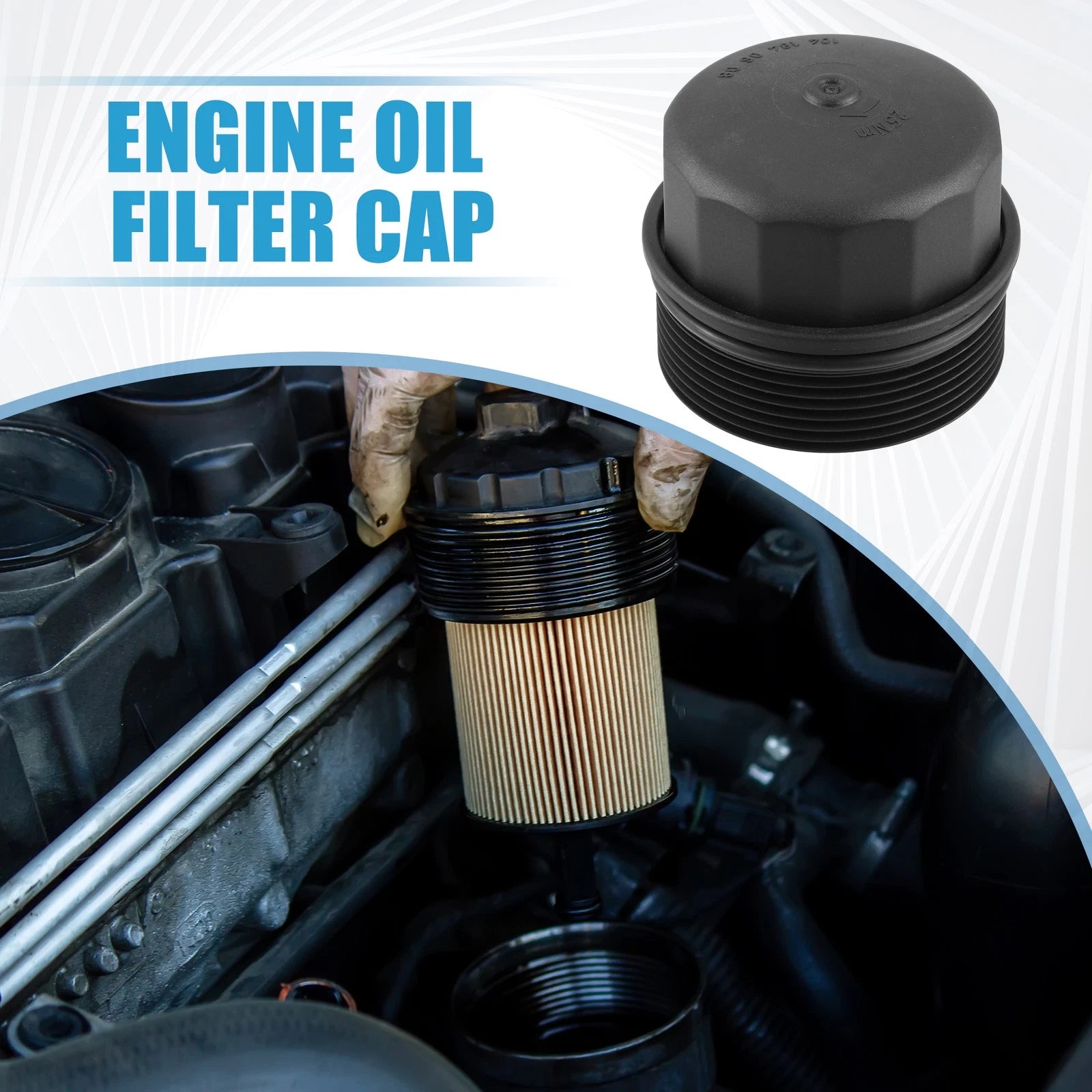 Engine Oil Filter Cap Replacement for Mercedes-Benz C220 C230 C280 (1994–2000)