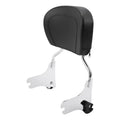 Chrome Passenger Backrest Pad for Harley Road King Glide (1997–2008)