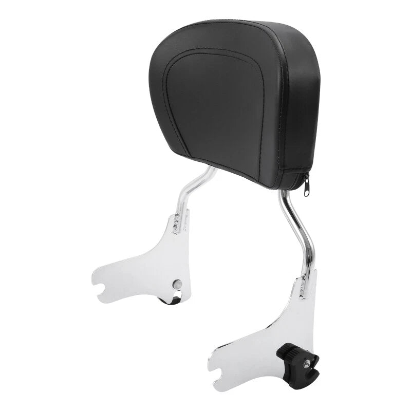 Chrome Passenger Backrest Pad for Harley Road King Glide (1997–2008)