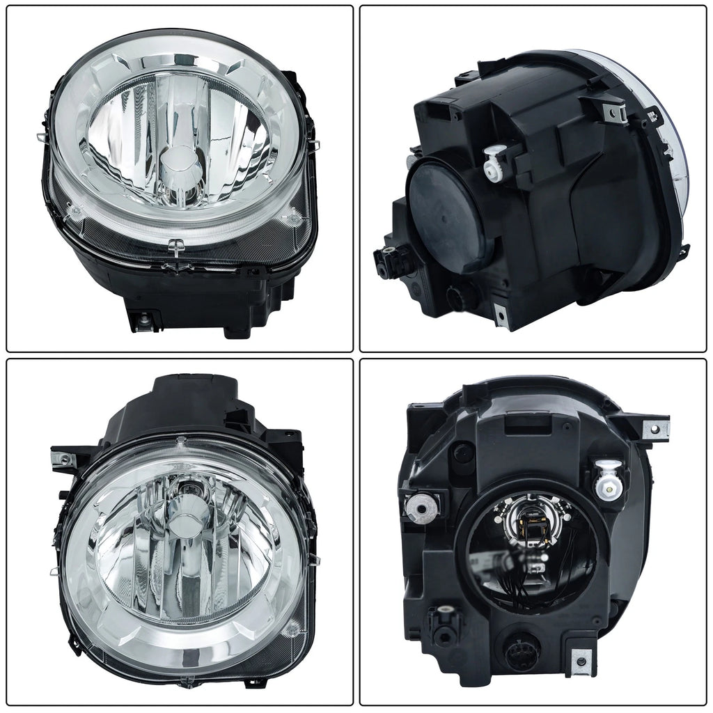 Projector Headlight Left Side Halogen Clear Lens for Jeep Renegade (2015–2018)