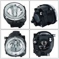 Projector Headlight Left Side Halogen Clear Lens for Jeep Renegade (2015–2018)