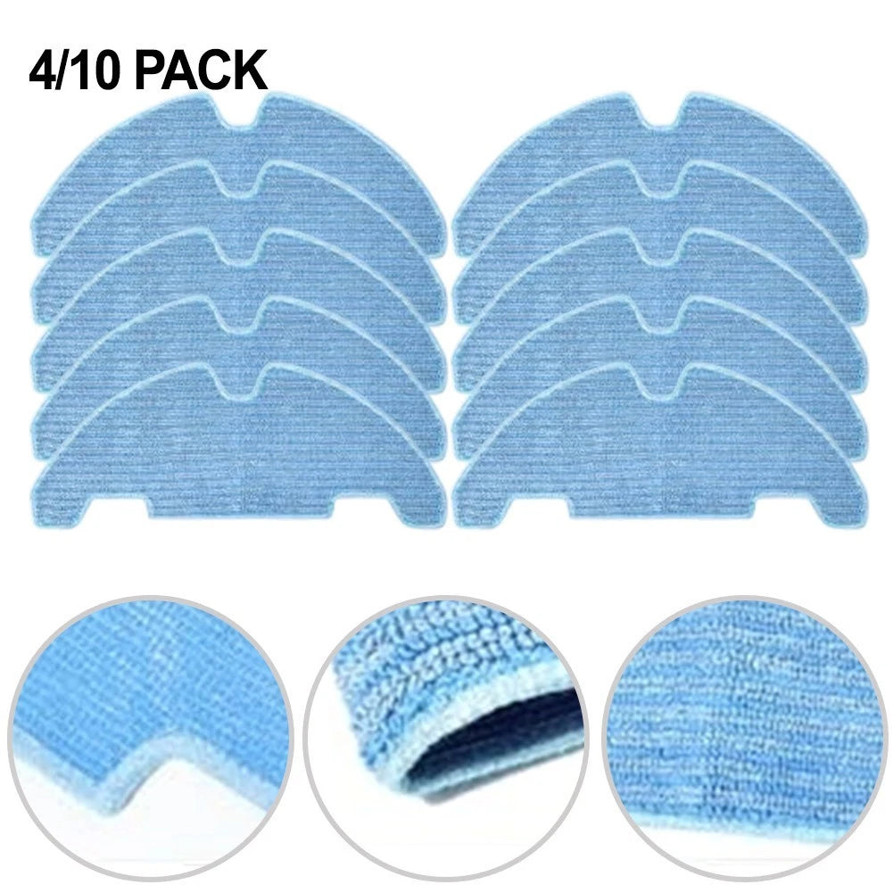 Set of 4 Replacement Mop Cloths for Lefant M330 Pro Vacuum Cleaner