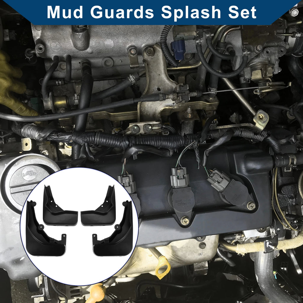 Set of 2 Mud Flaps Splash Guards for Mercedes-Benz E Class (2014–2015)