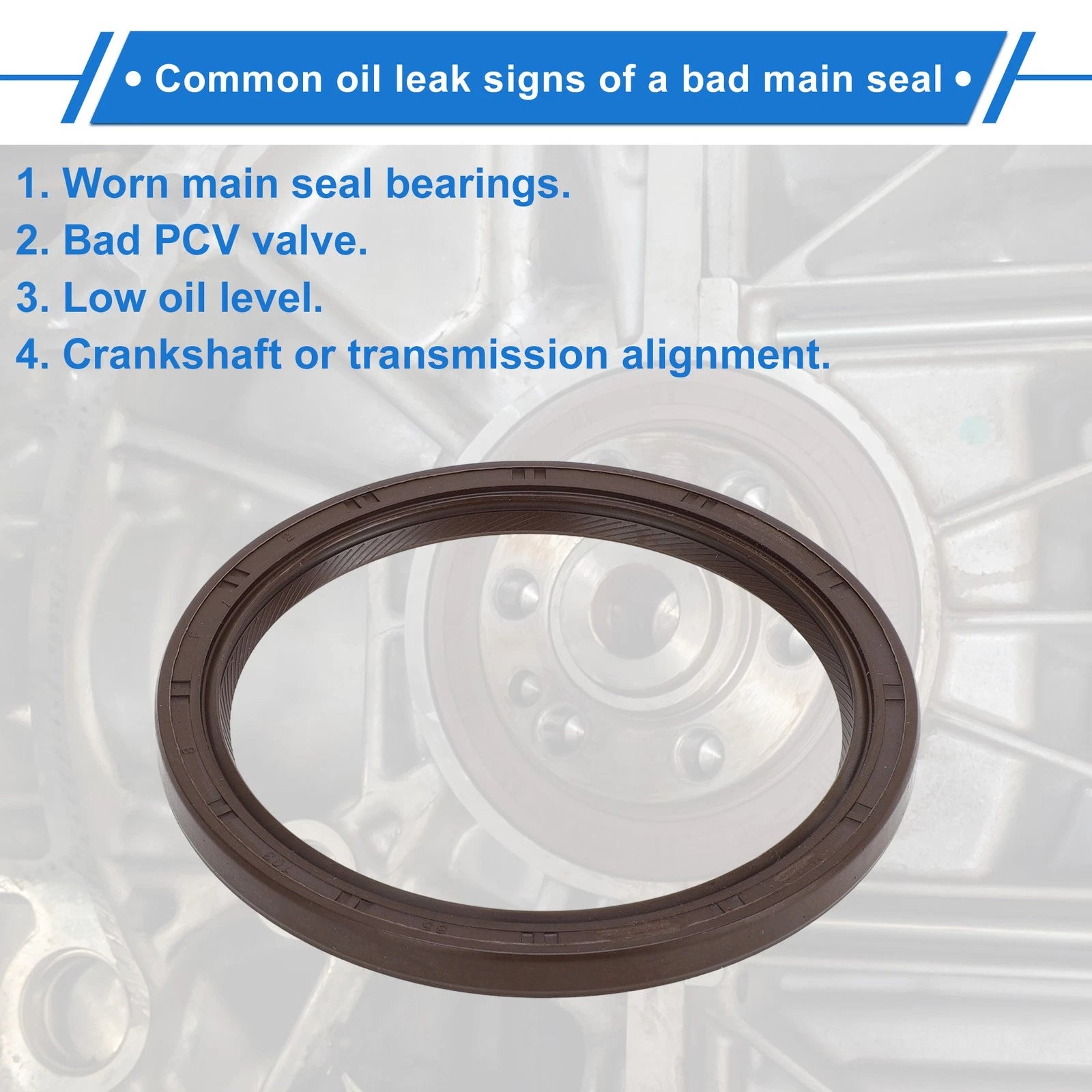 Crankshaft Oil Seal Rear Replacement for Hyundai (2010–2020)