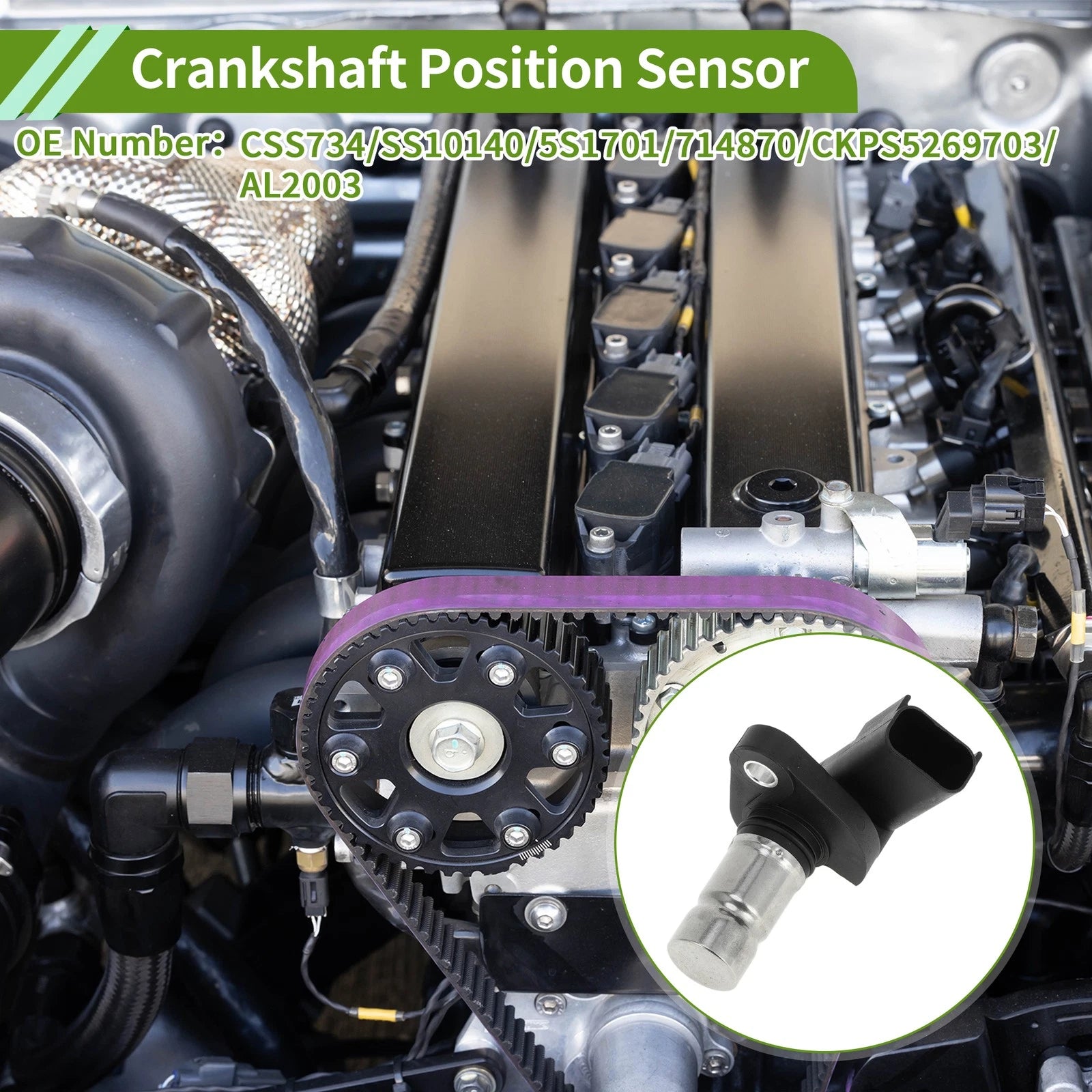 Crankshaft Position Sensor for Dodge Caravan 2.4L (1996–2002) Replacement