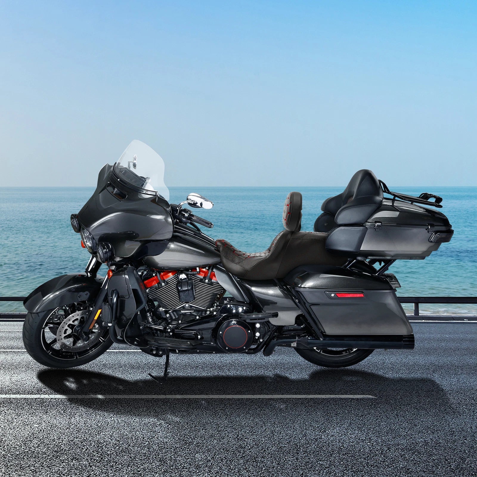 Driver Passenger Seat Backrest for Harley Electra Road Glide (2014–2023)