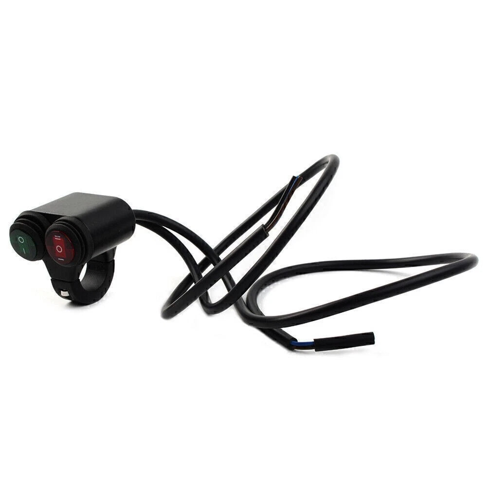7/8'' 22mm Motorcycle Handlebar Headlight Fog Spot Light Dual Switch