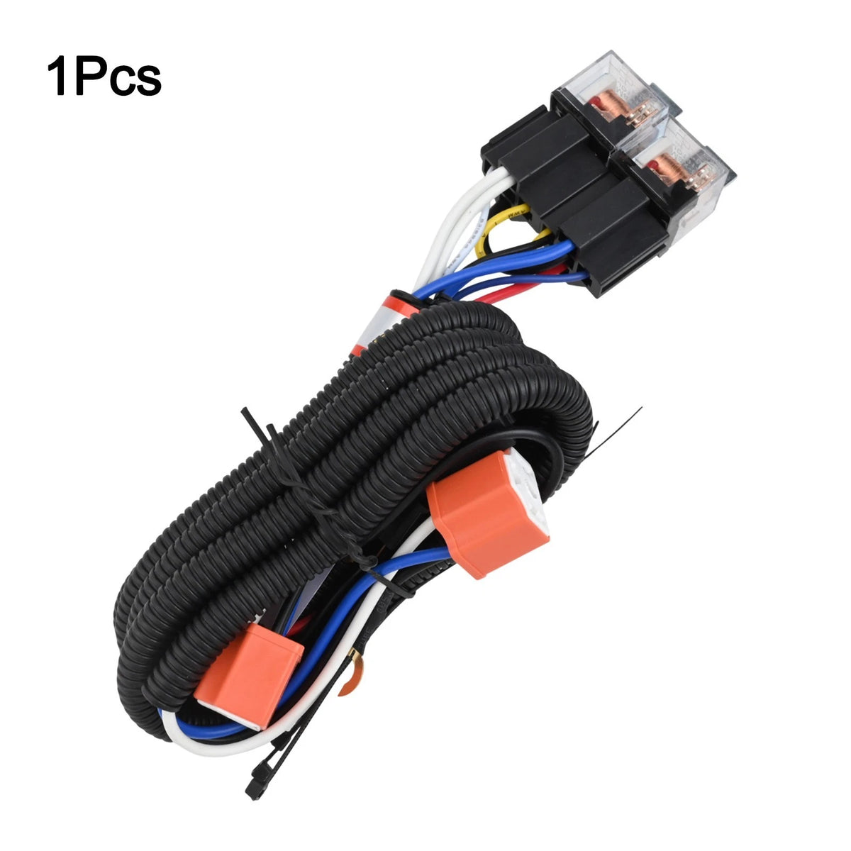 H4 Headlight Relay Harness Kit for Toyota (9003 H5054, LED Upgrade)