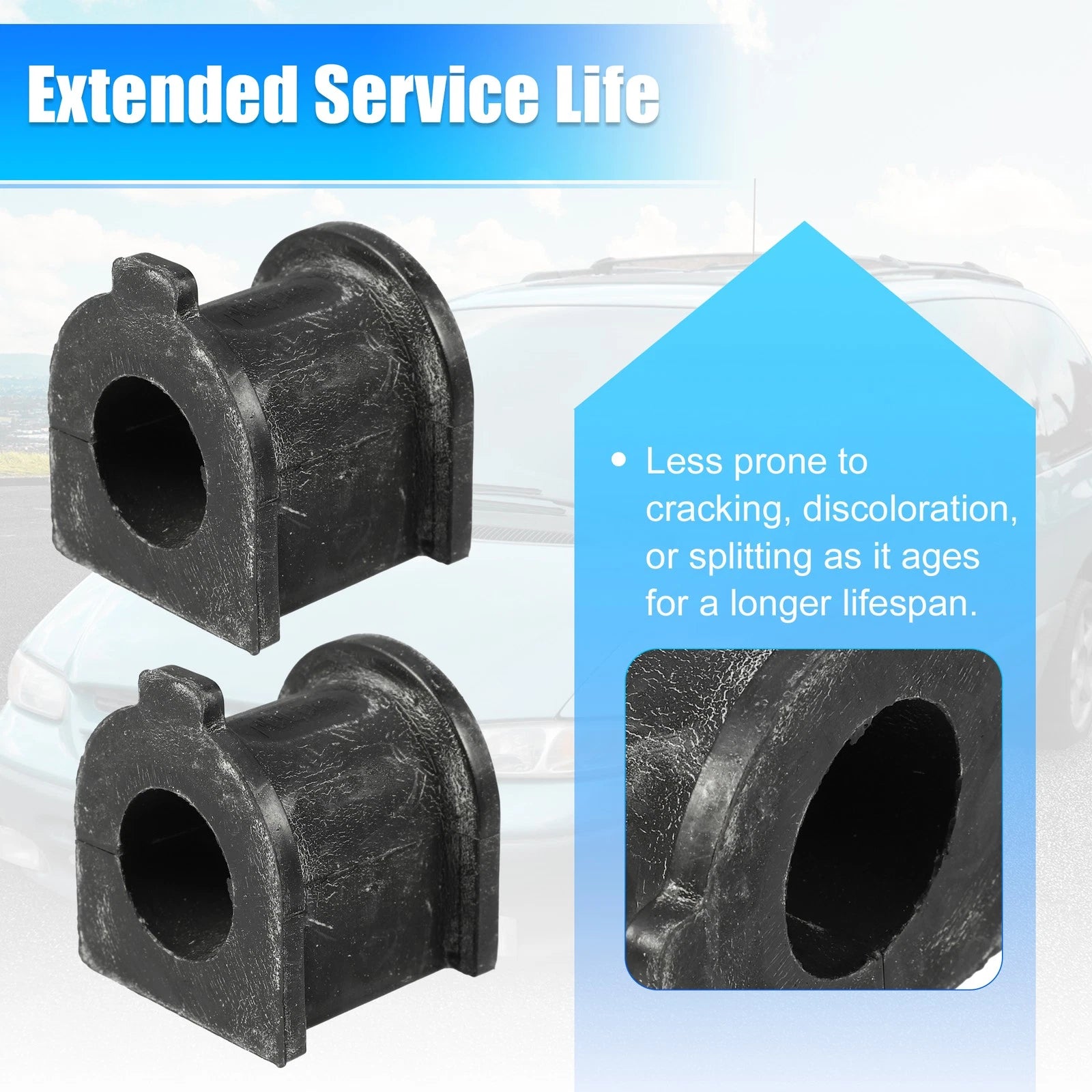 2pcs Suspension Stabilizer Bar Bushings Replacement for Toyota 4Runner (2010–2024)