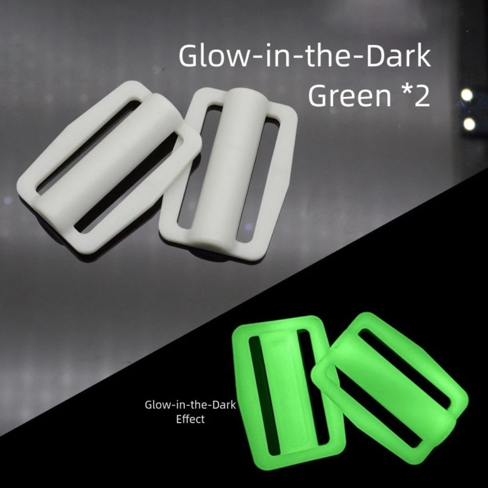 2X Strong Diving Weight Holder with Luminous Backplate for 5cm Nylon Belt