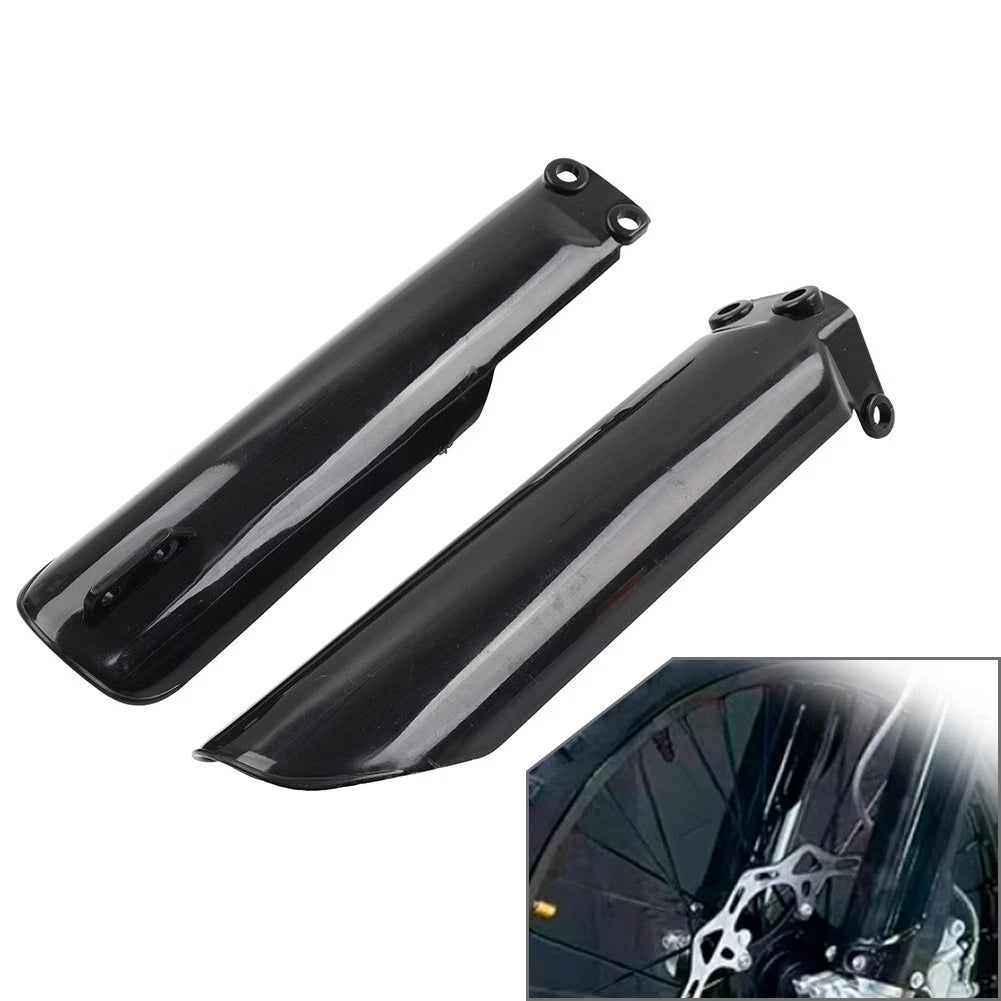 Pair Round Black Front Fork Leg Guards Protector Slider For 140Cc 160Cc Pit bike