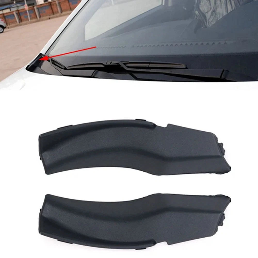 Pair Front Windshield Wiper Deflector Trim for Ssangyong Korando (2011–2016)
