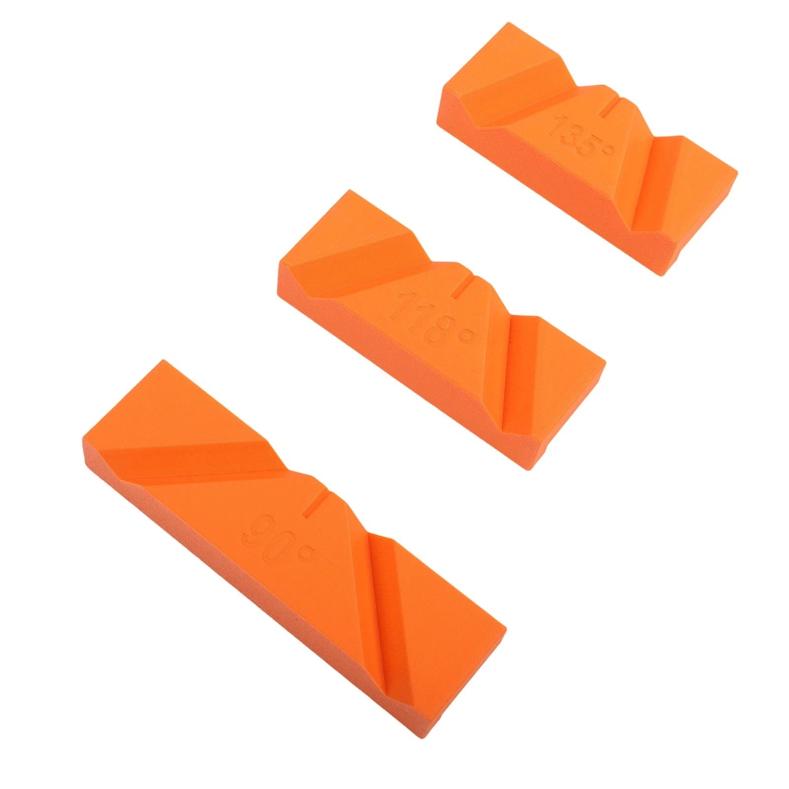 3PCS Drill Bit Sharpener Jig for Workshop (90 118 135 Degree Angles)