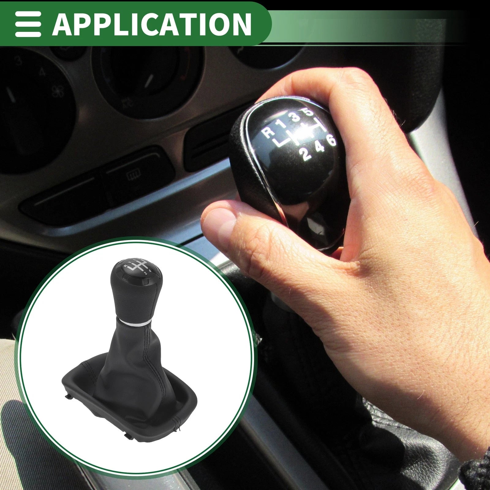 5 Speed Manual Shift Knob with Cover for Audi A3 8L (1996–2000)