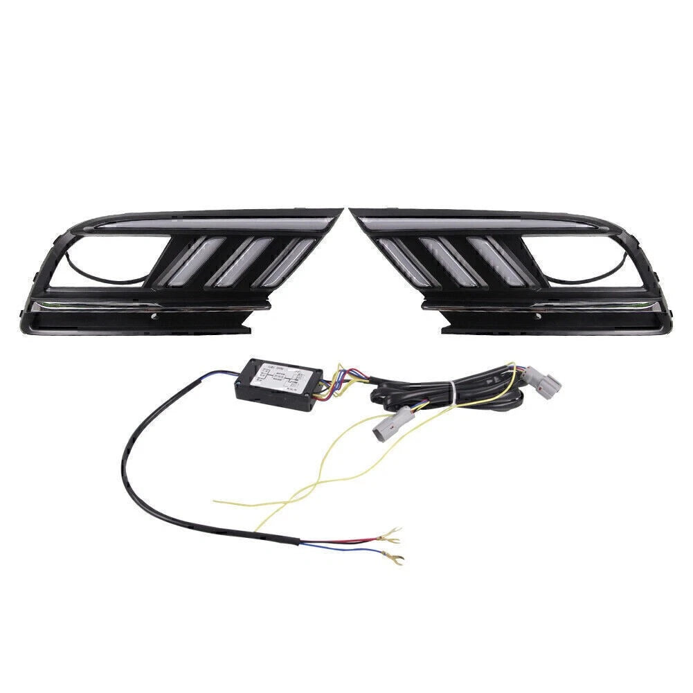 2X ABS Front LED Daytime Running Lights for VW Jetta MK7 (2016–2018)