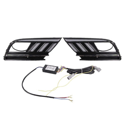 2X ABS Front LED Daytime Running Lights for VW Jetta MK7 (2016–2018)